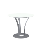 Picture of Dalia Glass, Stone/Marble and Wood Customized Dining Table