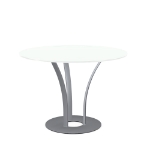 Picture of Dalia Glass, Stone/Marble and Wood Customized Dining Table