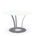 Picture of Dalia Glass, Stone/Marble and Wood Customized Dining Table