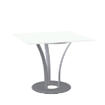 Picture of Dalia Glass, Stone/Marble and Wood Customized Dining Table