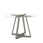 Picture of Dirk Glass, Stone/Marble and Wood Customized Dining Table