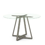 Picture of Dirk Glass, Stone/Marble and Wood Customized Dining Table