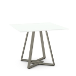 Picture of Dirk Glass, Stone/Marble and Wood Customized Dining Table