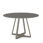 Picture of Dirk Glass, Stone/Marble and Wood Customized Dining Table