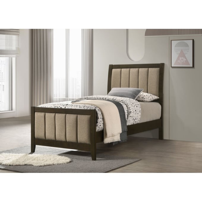 Picture of Dark Cocoa Brown Twin Bed