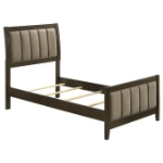 Picture of Dark Cocoa Brown Twin Bed