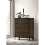 Picture of Dark Cocoa Brown 5 Drawer 35" Chest