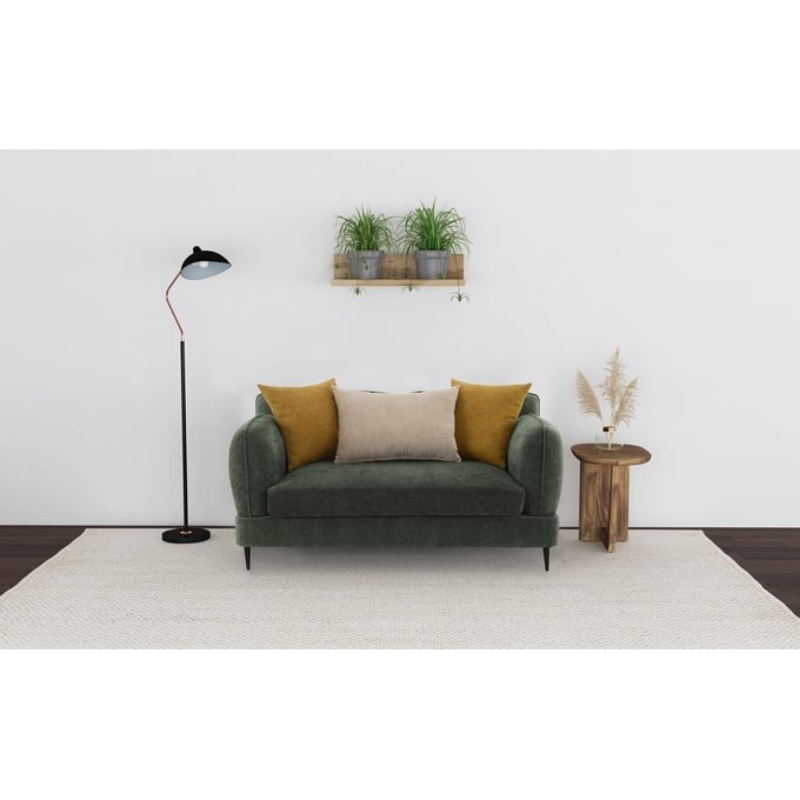 Picture of Jade Green Arm Loveseat