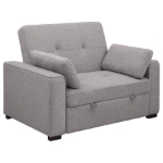 Picture of Grey/Beige Convertible Sleeper Sofa Bed