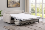 Picture of Beige/Grey Sofa Sleeper with Queen Mattress Beige