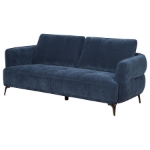 Picture of Blue Upholstered Modern Track Arm Sofa