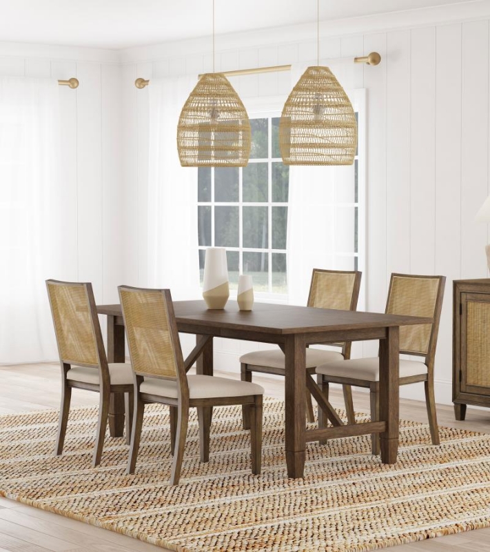 Picture of 5pc or 7pc or 9pc Light Brown Dining room set