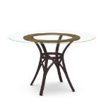 Picture of Kai Glass, Stone/Marble and Wood Customized Dining Table