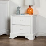 Picture of Traditional White Solid Hardwood Night Stand