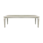 Picture of 78" - 96" Extendable Silver finish Dining Table