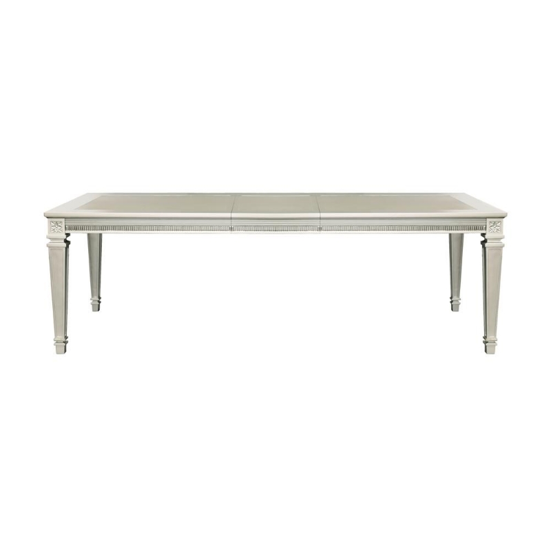 Picture of 78" - 96" Extendable Silver finish Dining Table