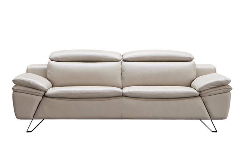 Picture of Light Grey Leather Sofa