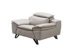 Picture of Light Grey Leather Chair