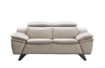 Picture of Genuine Leather Light Grey Sofa, Loveseat and Chair