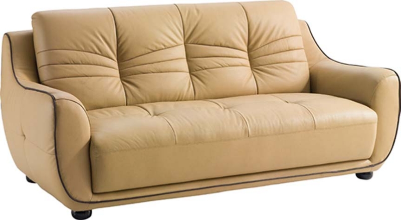 Picture of Beige Leather Sofa