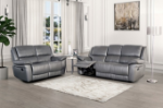 Picture of Genuine leather Manual Reclining Sofa, Loveseat and Chair