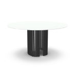 Picture of Rachel Glass, Stone/Marble and Wood Customized Dining Table