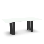 Picture of Rachel Glass, Stone/Marble and Wood Customized Dining Table