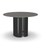 Picture of Rachel Glass, Stone/Marble and Wood Customized Dining Table