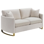 Picture of Beige or Olive Green Loveseat