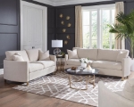 Picture of Beige or Olive Green Sofa, Loveseat and Chair