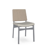 Picture of Kenzo Upholstered seat and  seagrass backrest Chair