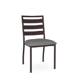 Picture of Tori Solid wood (birch) seat and  metal backrest chair