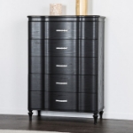 Picture of 36" Silver or Black 5 Drawer Chest