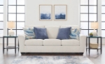 Picture of Beige or Dark Blue Sofa, Loveseat and Chair