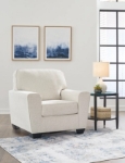 Picture of Beige or Dark Blue Sofa, Loveseat and Chair