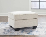 Picture of Beige or Dark Blue Ottoman