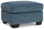 Picture of Beige or Dark Blue Ottoman