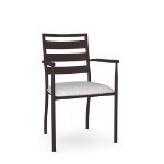 Picture of Tori Solid wood (birch) seat and  metal backrest Arm Chair