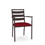 Picture of Tori Solid wood (birch) seat and  metal backrest Arm Chair