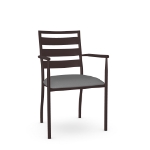 Picture of Tori Solid wood (birch) seat and  metal backrest Arm Chair