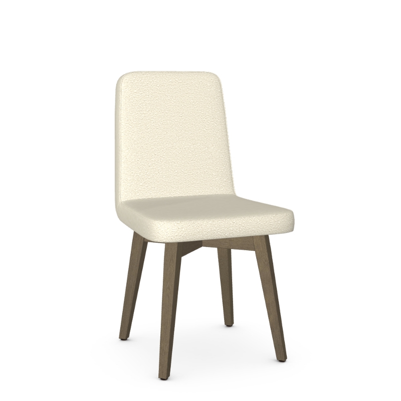 Picture of Walter Upholstered seat and backrest with solid wood base (birch)  chair