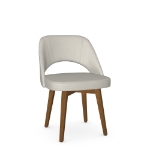 Picture of Scheila Upholstered seat and backrest with solid wood base (birch) Chair