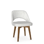 Picture of Scheila Upholstered seat and backrest with solid wood base (birch) Chair