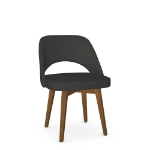 Picture of Scheila Upholstered seat and backrest with solid wood base (birch) Chair