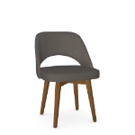 Picture of Scheila Upholstered seat and backrest with solid wood base (birch) Chair