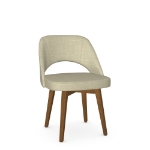 Picture of Scheila Upholstered seat and backrest with solid wood base (birch) Chair