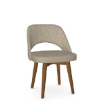 Picture of Scheila Upholstered seat and backrest with solid wood base (birch) Chair