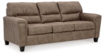 Picture of Dark Brown or Taupe Leather Sofa