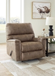 Picture of Dark Brown or Taupe Leather Sofa, Loveseat and Recliner