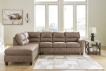 Picture of Taupe Leather Sectional